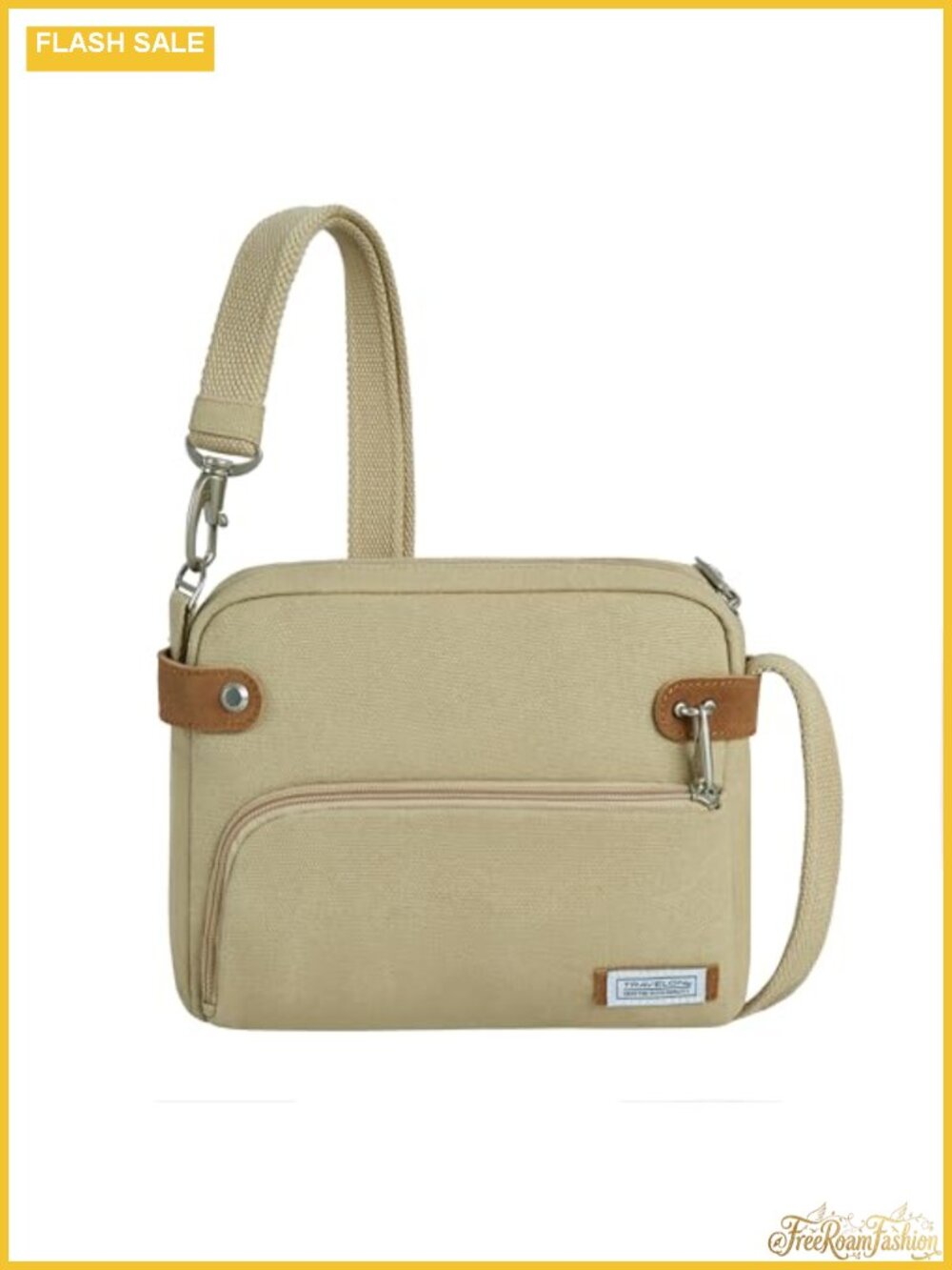 Anti-Theft Crossbody Bag with RFID Blocking Slash Resistant